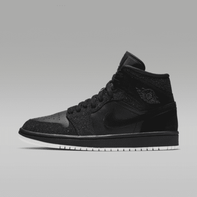 Air Jordan 1 Mid Donna – Nero/Bianco/Phantom