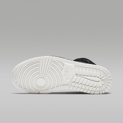Air Jordan 1 Mid Donna – Nero/Bianco/Phantom