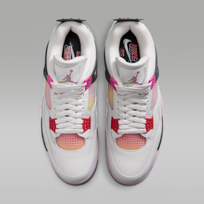 Air Jordan 4 Retro "Comic" Uomo – Off White/Anthracite/Fire Pink
