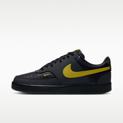 Nike Court Vision Low Uomo – Dark Smoke Grey/Nero/Chrome Yellow