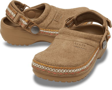 Crafted Vegan Suede Stitch Clog Bambini