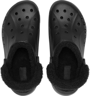 Baya Platform Fuzz Strap Lined Clog
