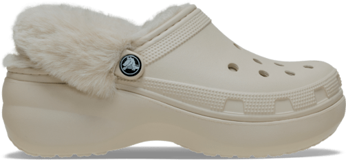 Classic Platform Fuzz Lined Clog