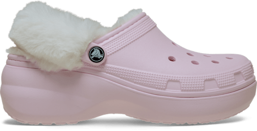 Classic Platform Fuzz Lined Clog