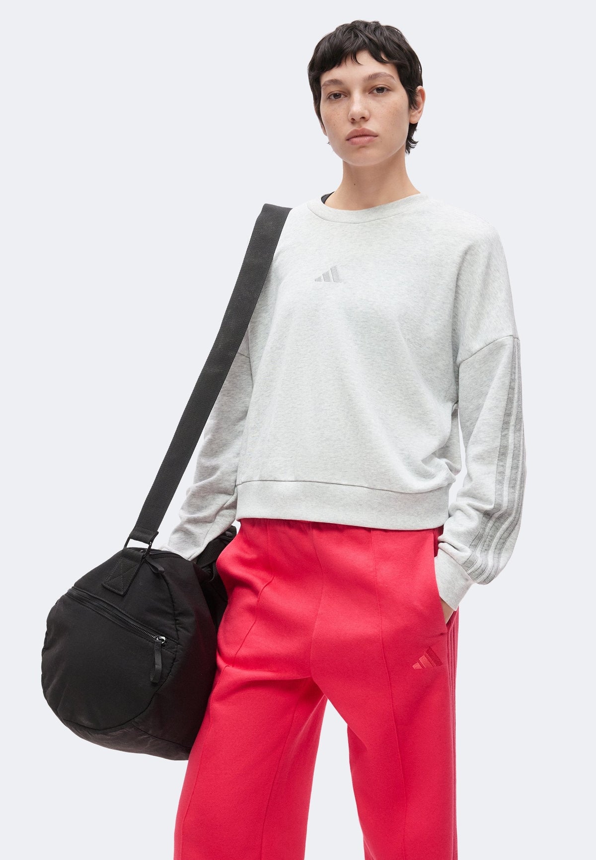 adidas Sportswear Essentials 3 Stripes – Felpa Donna