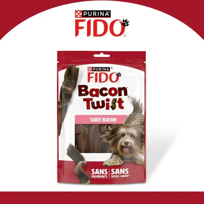 FIDO® Bacon Twist 120g - Snack per cane
