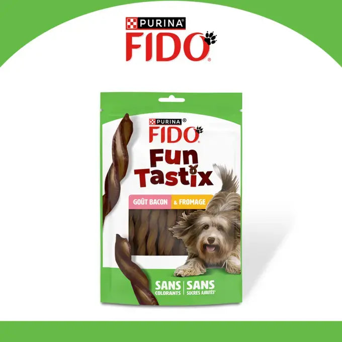 FIDO® FunTastix gusto Bacon e Formaggio 150g - Snack per cane