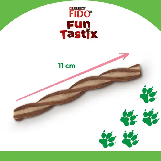 FIDO® FunTastix gusto Bacon e Formaggio 150g - Snack per cane