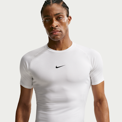 Nike Pro – Top da fitness aderente a maniche corte Dri-FIT da Uomo