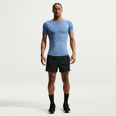 Nike Pro – Top da fitness aderente a maniche corte Dri-FIT da Uomo