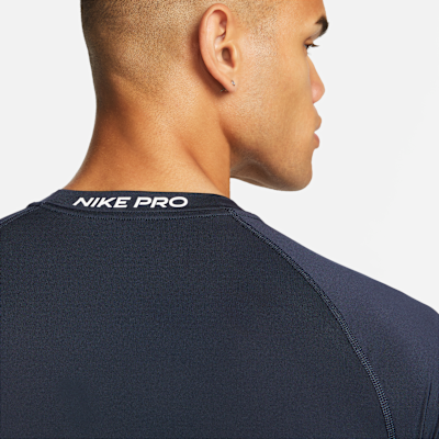 Nike Pro – Top da fitness aderente a maniche corte Dri-FIT da Uomo