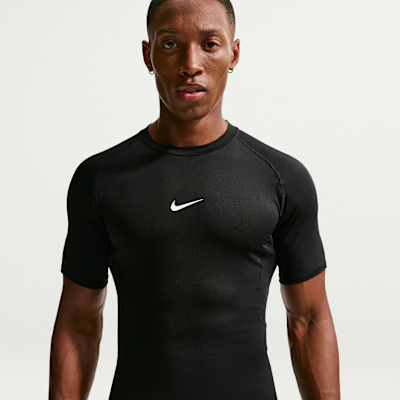 Nike Pro – Top da fitness aderente a maniche corte Dri-FIT da Uomo