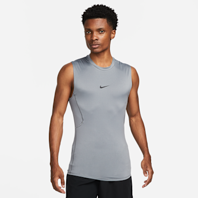 Nike Pro – Top da fitness aderente senza maniche Dri-FIT da Uomo