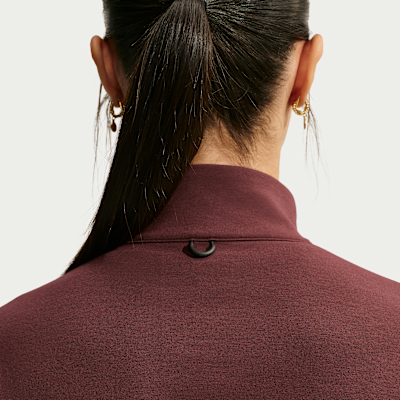 Nike 24.7 ImpossiblySoft – Top oversize con mezza zip Dri-FIT da Donna