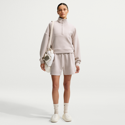 Nike 24.7 ImpossiblySoft – Top oversize con mezza zip Dri-FIT da Donna