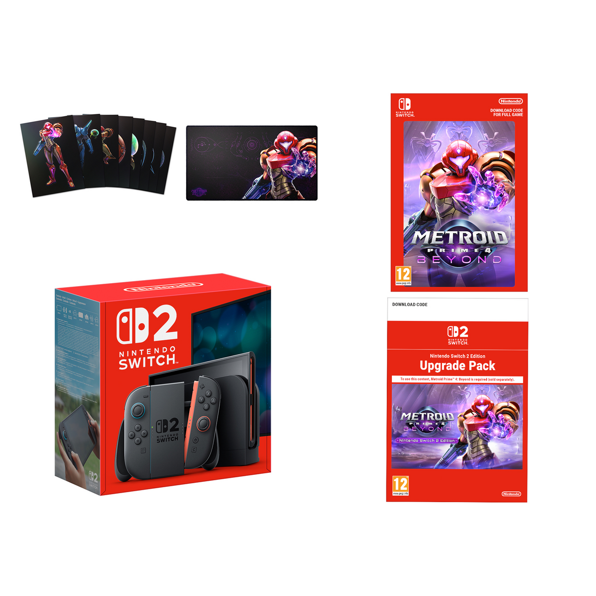 Nintendo Switch 2 + Metroid Prime 4: Beyond – Nintendo Switch 2 Edition – Pack «Potenza»