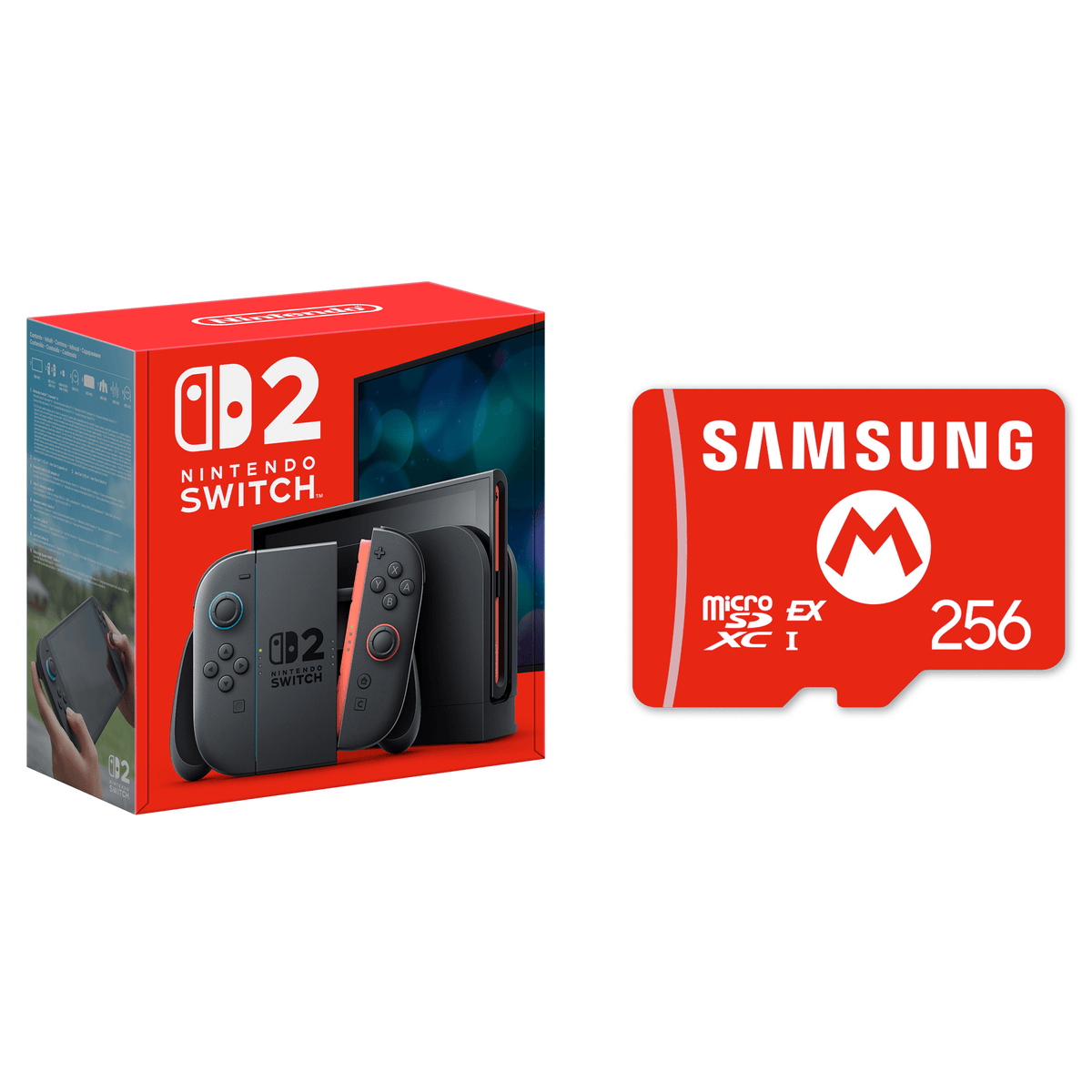 Nintendo Switch 2 + Scheda microSD Express Samsung da 256 GB per Nintendo Switch 2