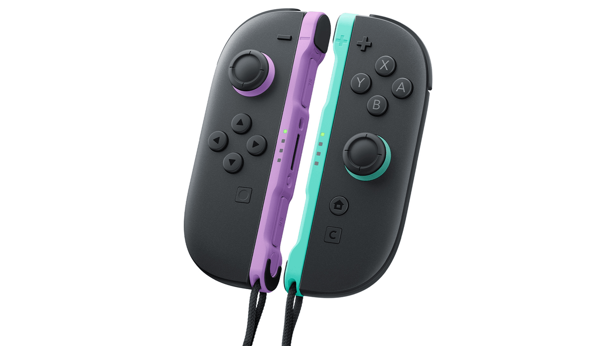 Coppia di controller Joy-Con 2 viola chiaro / verde chiaro