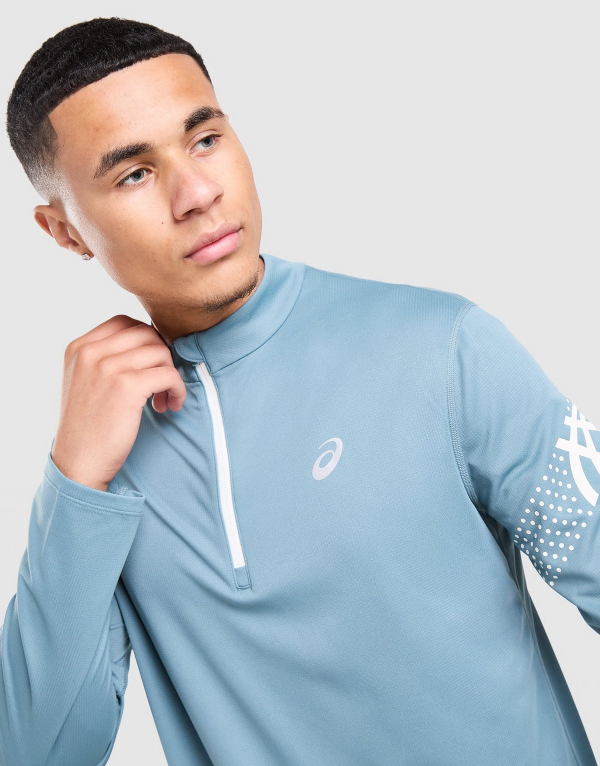ASICS Top con mezza zip Icon