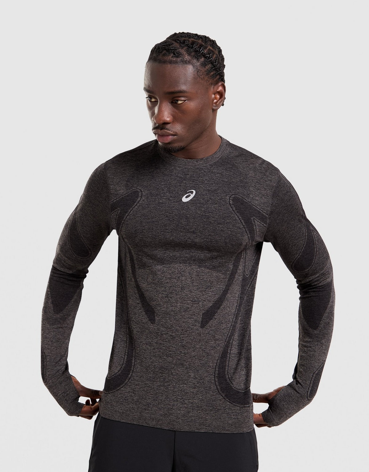 ASICS T-shirt a maniche lunghe senza cuciture Road