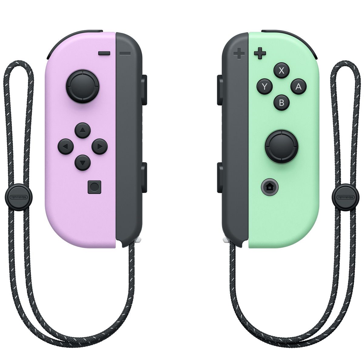 Coppia di controller Joy-Con Viola pastello (S) e Joy-Con Verde pastello (D)