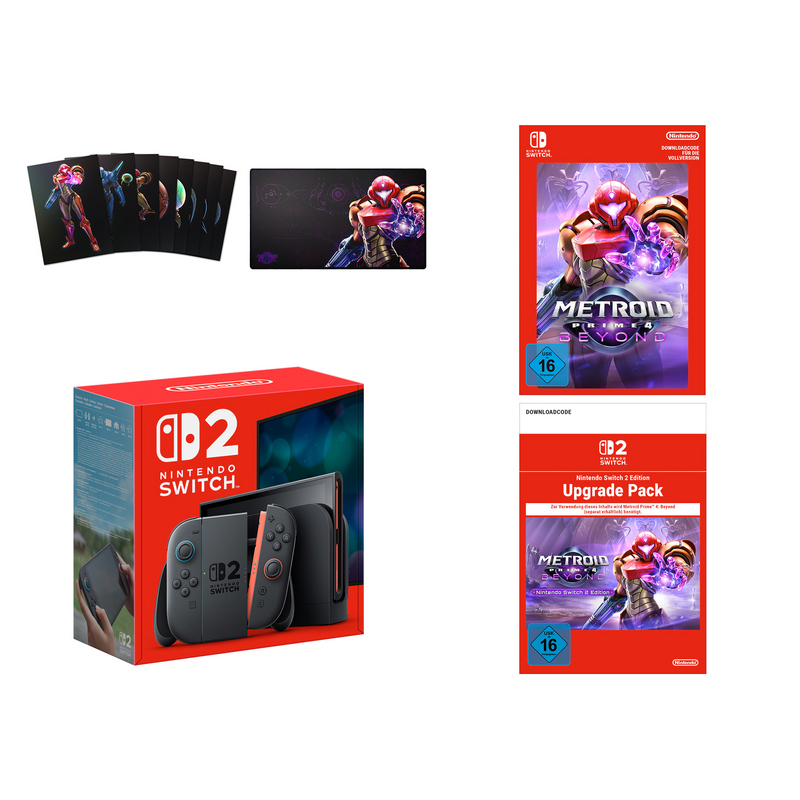 Nintendo Switch 2 + Metroid Prime 4: Beyond – Nintendo Switch 2 Edition – Pack «Potenza»