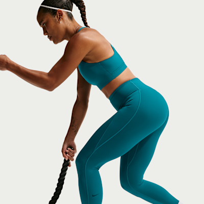 Nike Universa – Leggings 7/8 a vita alta senza cuciture frontali da Donna