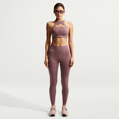 Nike Universa – Leggings 7/8 a vita alta senza cuciture frontali da Donna