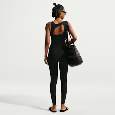 Nike Zenvy – Leggings a vita alta taglio lungo senza cuciture frontali da Donna