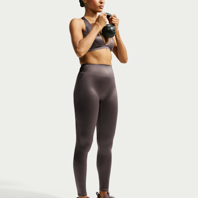 NikeSKIMS Satin Shine – Leggings a vita alta 66 cm da Donna
