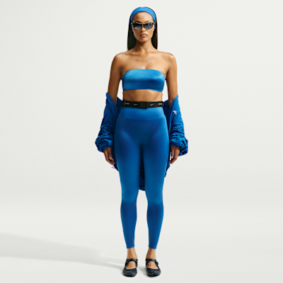 NikeSKIMS Satin Shine – Leggings a vita alta 66 cm da Donna
