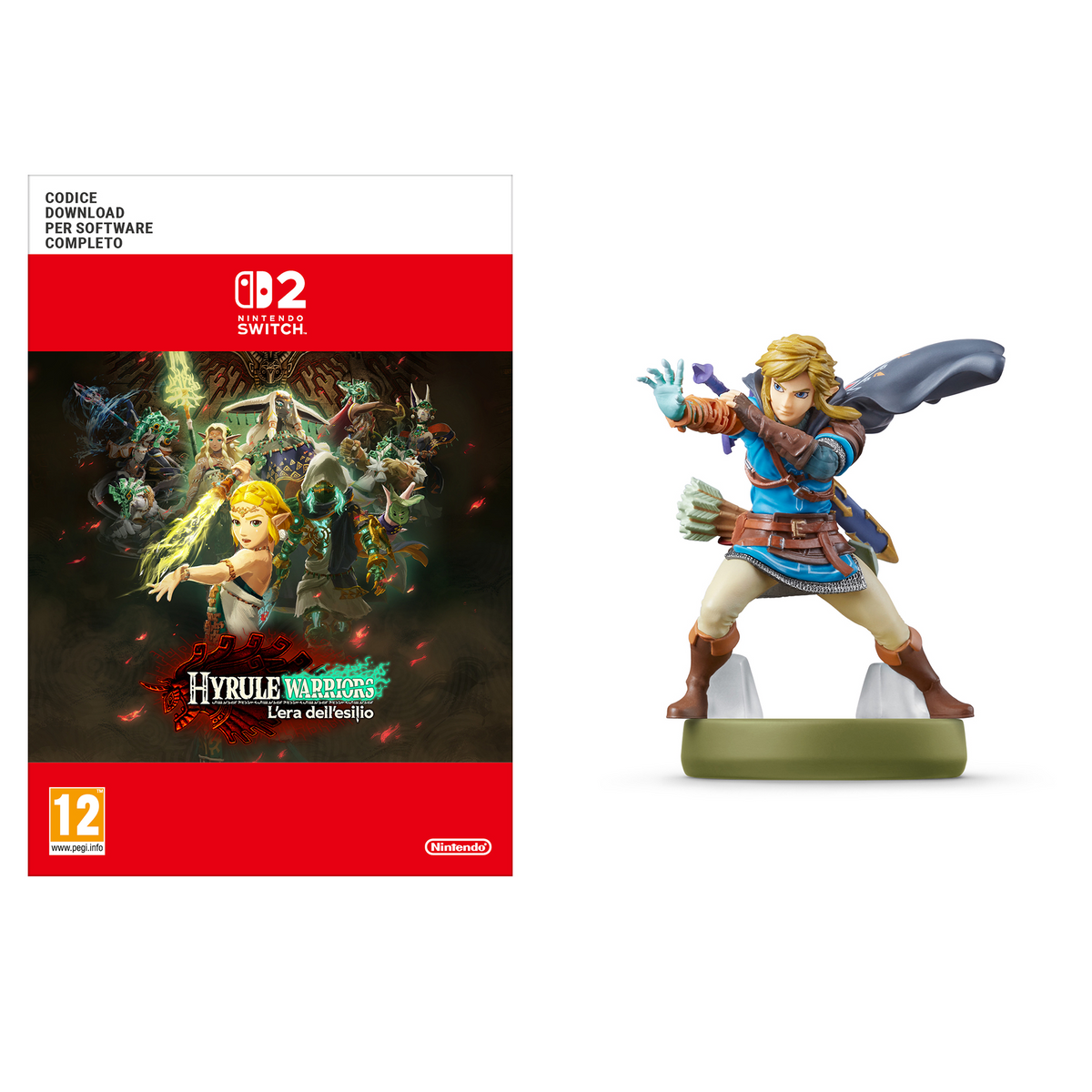 Hyrule Warriors: Le Cronache del Sigillo + amiibo Link (Tears of the Kingdom) (The Legend of Zelda Collection)