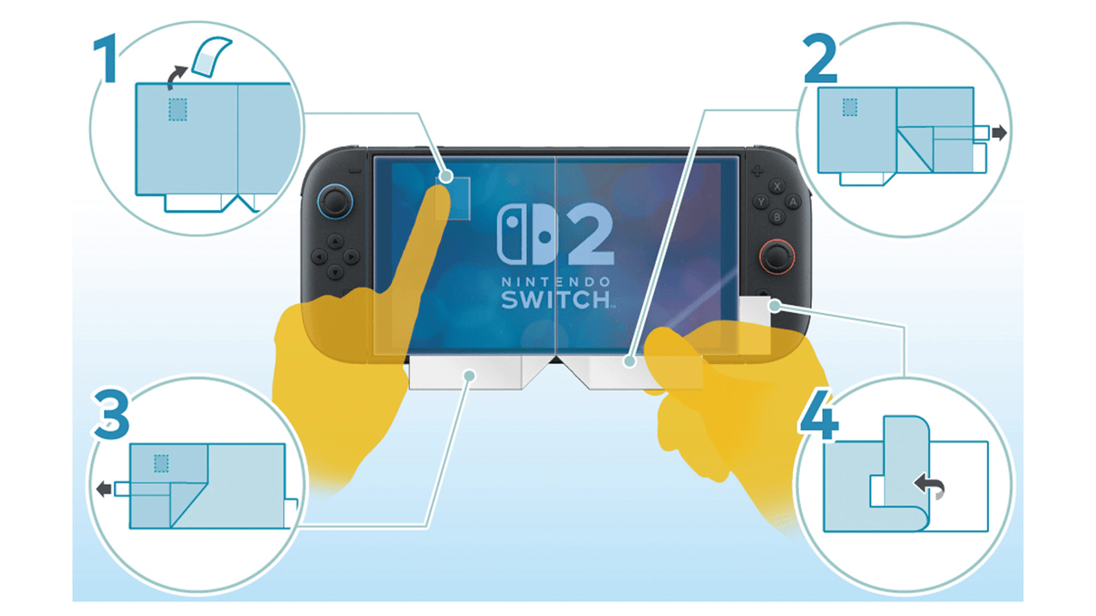 Filtro antiriflesso per schermo per Nintendo Switch 2