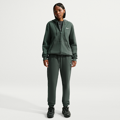 Nike Studio Fleece Medium Weight – Pantaloni a vita media con fondo stretto alla caviglia da Donna