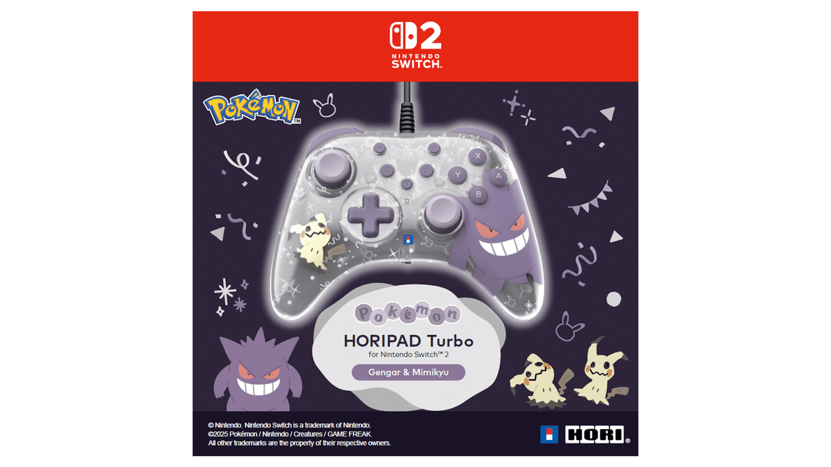 HORIPAD Turbo (Gengar & Mimikyu) per Nintendo Switch 2