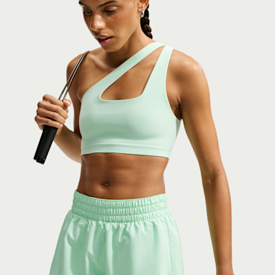 Nike One – Shorts 2 in 1 a vita medio-bassa da 8 cm Dri-FIT da Donna