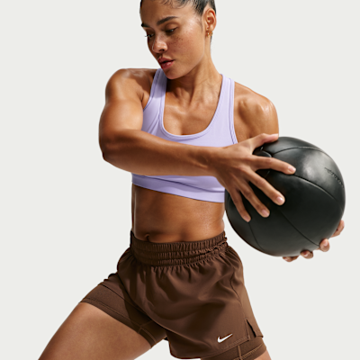 Nike One – Shorts 2 in 1 a vita alta 8 cm Dri-FIT da Donna