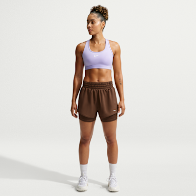 Nike One – Shorts 2 in 1 a vita alta 8 cm Dri-FIT da Donna