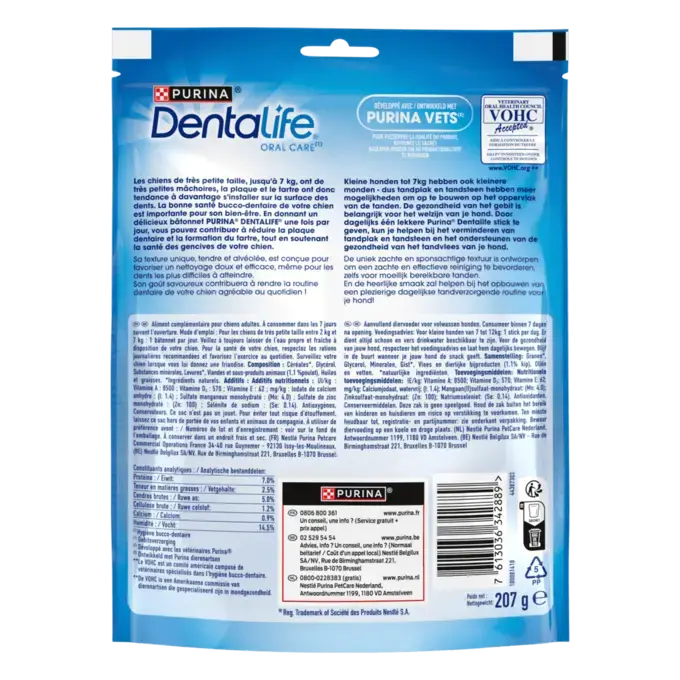 DENTALIFE® Daily Cane Molto Piccolo (2-7kg) - Stick masticabili