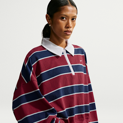 Nike Sportswear – Felpa con zip 1/4 da Donna