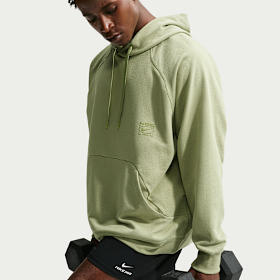 Nike N.A.C. – Felpa con cappuccio da training oversize in Fleece Dri-FIT da Uomo