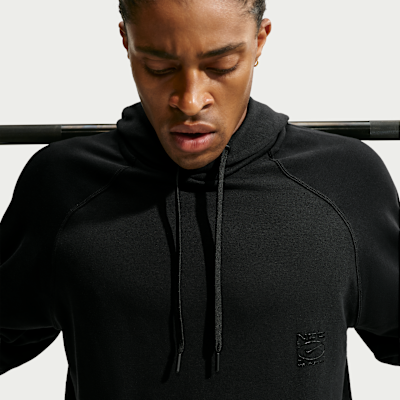Nike N.A.C. – Felpa con cappuccio da training oversize in Fleece Dri-FIT da Uomo