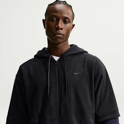 Nike – Felpa con cappuccio e zip in Fleece Therma-FIT da Uomo