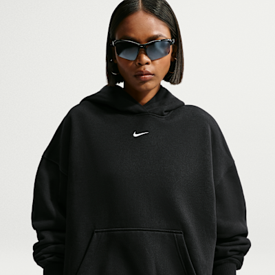 Nike Studio Fleece Medium Weight – Felpa con cappuccio oversize da Donna