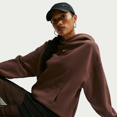 Nike Studio Fleece Medium Weight – Felpa con cappuccio oversize da Donna