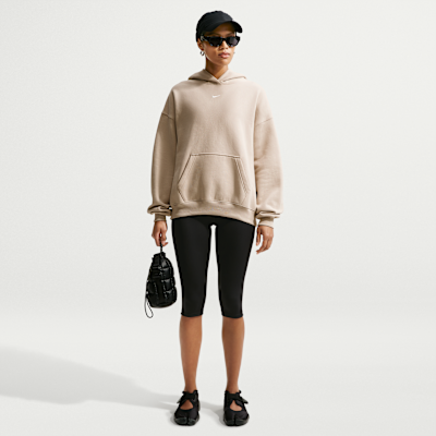 Nike Studio Fleece Medium Weight – Felpa con cappuccio oversize da Donna