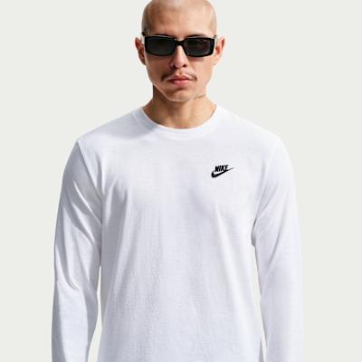 Nike Sportswear Club – T-shirt a maniche lunghe da Uomo