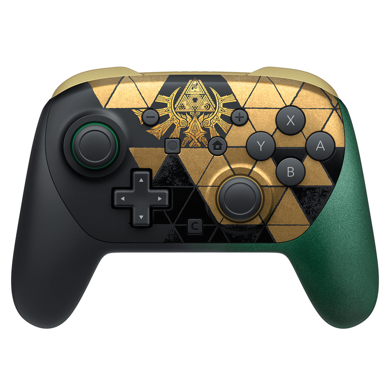 Controller Pro Nintendo Switch 2 edizione 40° anniversario di The Legend of Zelda + Supporto espositivo