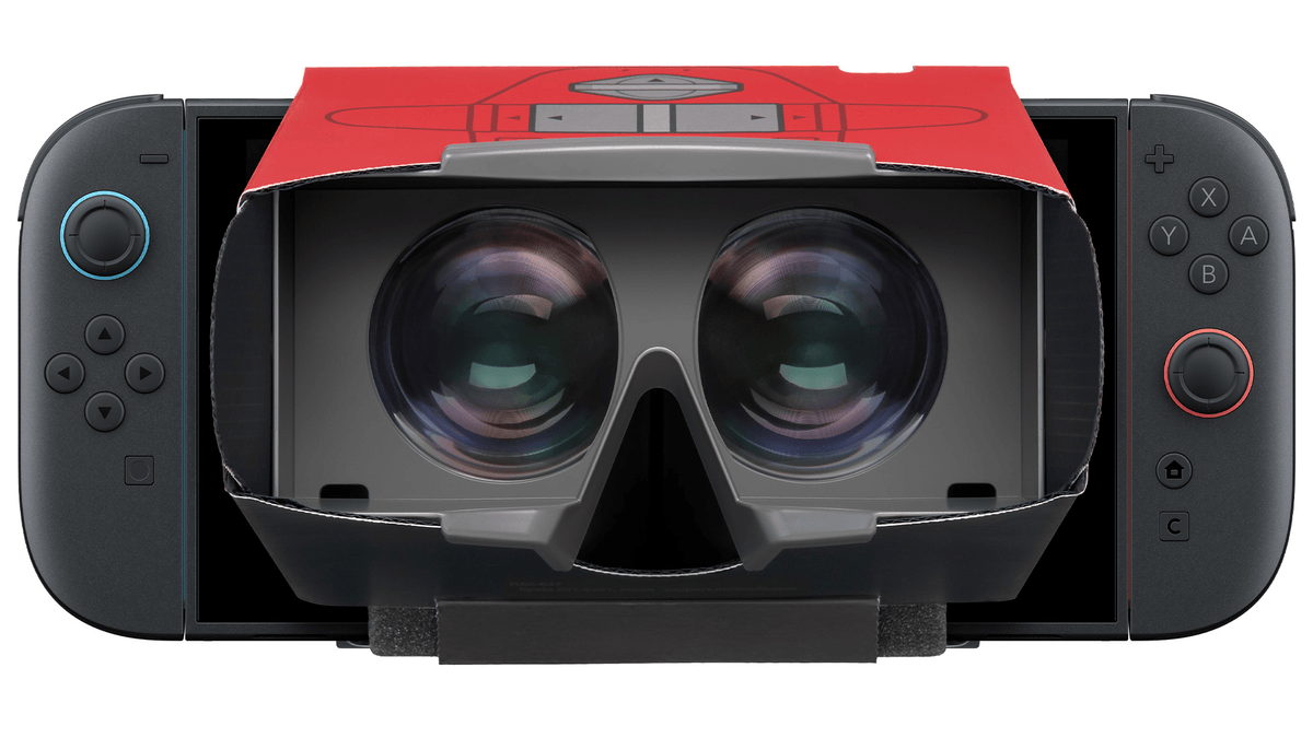 Virtual Boy (modello in cartone) per Nintendo Switch 2/Nintendo Switch