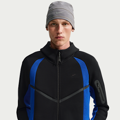 Nike Tech – Giacca con zip Windrunner in Fleece con colori a contrasto da Uomo